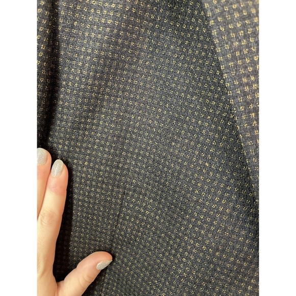 Beecroft & Bull Jack Victor Plaid Check Blazer Mens Size 48 L Gray 100%‎ Wool - Picture 2 of 6